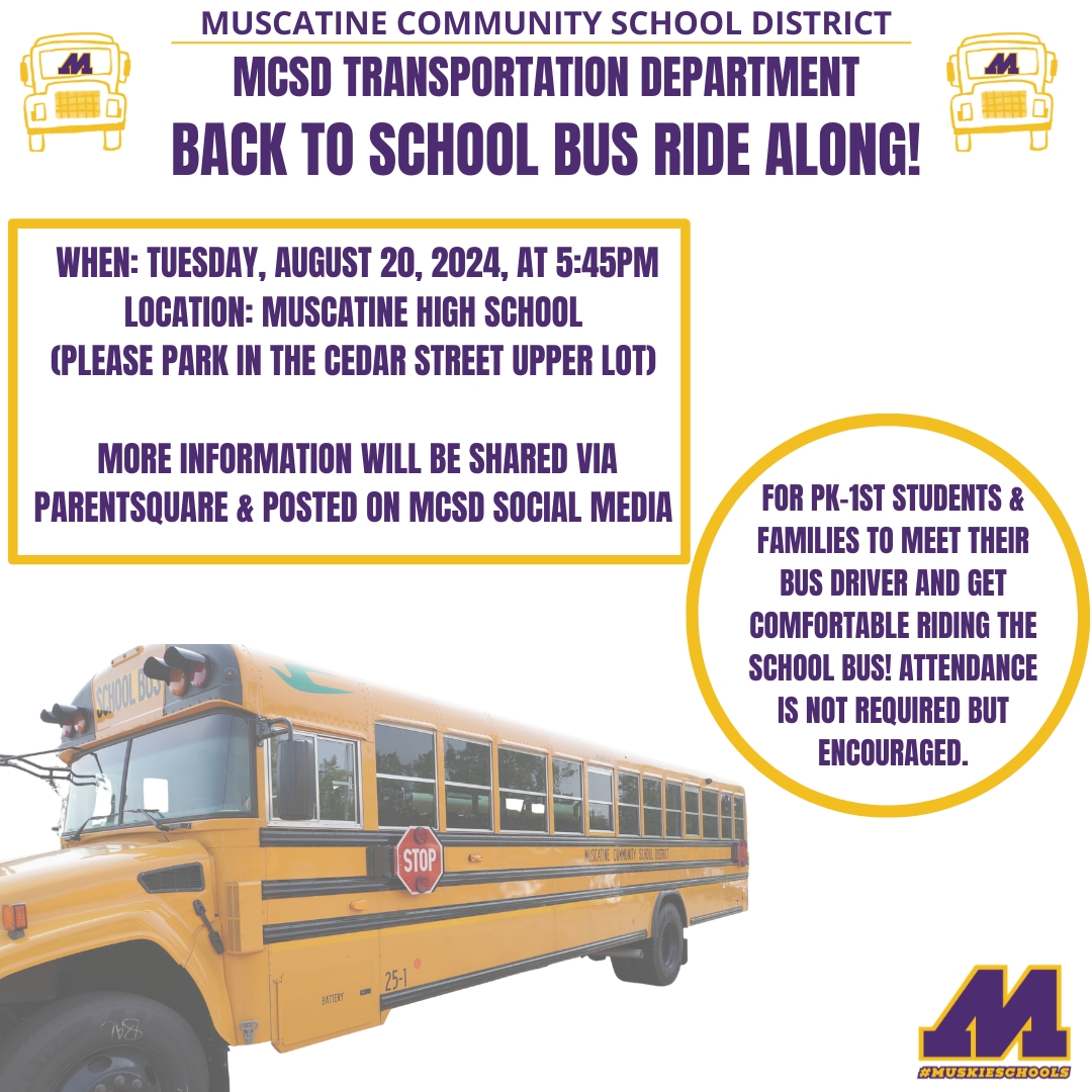 MCSD Transportation “Back-to-School Bus Ride Along.”